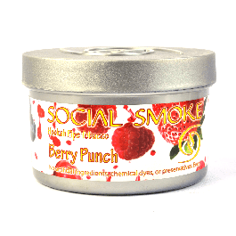 Табак Social Smoke Berry Punch (Ягодный Пунш) 100 грамм
