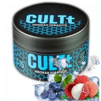Табак CULTT С15 Ice Blueberry Lychee (Культт Айс Личи Черника) 100 грамм 