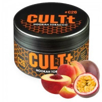 Табак CULTT С26 Passion fruit Peach (Культт Маракуйя Персик) 100 грамм