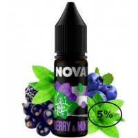 Жидкость Nova Berry Mint (Нова Ягода Мята) 15мл, 5% 