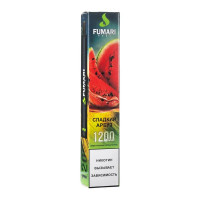 Электронные сигареты Fumari (Фумари) Сладкий Арбуз 1200 | 2% 
