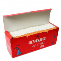 Гильзы для набивания сигарет Filtered Cigarette Tubes (500) DESPERADO