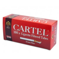 Гильзы для набивания сигарет Filtered Cigarette Tubes Cartel 25 mm (200) 