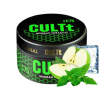 Табак CULTT C75 Ice Green Apple (Культт Ледяное Зелёное Яблоко) 100 грамм (