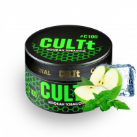 Табак CULTT C100 Green Apple Ice (Культ Зеленое Яблоко Айс) 100 грамм