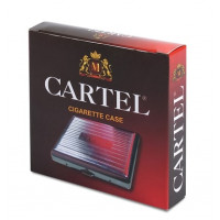 Портсигар Металлический Cigarette case Cartel