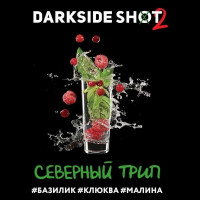 Табак DarkSide Shot Северный Трип (Дарксайд Шот базилик, клюква, малина) 120 гр