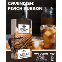 Табак Fusion Premium Cavandish Peach Burbon (Фьюжн Персиковый бурбон) 100 грамм