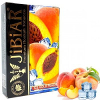 Табак Jibiar Ice Gold Peach (Джибиар Айс Золотой персик) 50 грамм