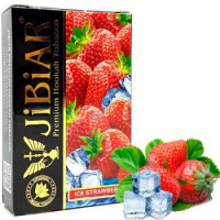 Табак Jibiar Ice Strawberry (Джибиар Айс Клубника) 50 грамм 