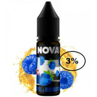 Жидкость Nova Red Bull Blueraspberry (Нова Энергетик Голубая Малина) 15мл, 3%