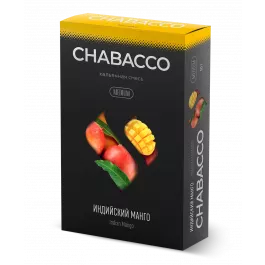Бестабачная смесь Chabacco Medium Indian Mango (Чабака Индийский Манго) 50 грамм