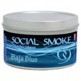 Табак Social Smoke Baja Blue (Бая Блю) 100 грамм