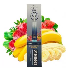 Электронные сигареты Airis Strawberry Banana (Аирис Клубника Банан) 2600 (БЕЗ НИКОТИНА)