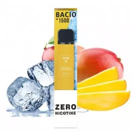 Электронные сигареты Bacio 1500 Golden Ice (Басио 1500 Манго Айс БЕЗ НИКОТИНА) 
