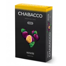 Бестабачная смесь для кальяна Chabacco Strong Passion Fruit (чабака Маракуйя) 50 грамм 