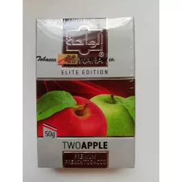 Табак Al Waha Elite Edition Two Apple (Альваха Премиум серия Двойное яблоко) 50 грамм