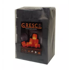 Уголь для кальяна ореховый Gresco без коробки (Греско)1кг 
