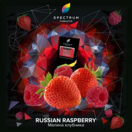 Табак Spectrum Hard Russian Raspberry (Спектрум Малина Клубника) 100 грамм