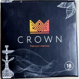 Уголь Crown (Краун) 18 кубика 0,25 кг 25х25 