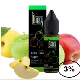 Жидкость Chaser Black Triple Sour Apple (Чейзер блэк Тройное Кислое Яблоко) 15мл, 3%