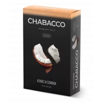 Бестабачная смесь Chabacco Medium Creme De Coco (Чабака Кокос и Сливки) 50 грамм