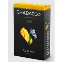 Бестабачная смесь Chabacco Medium Ice Mango (Чабакко Айс Манго) 50 грамм 