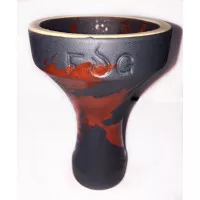 Чаша для кальяна FOG Assasin (Фог Ассасин) Темно-синяя с красным