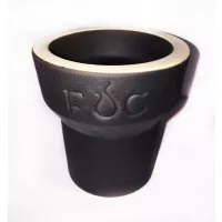 Чаша для кальяна FOG Sunrise (Фог Санрайз) Черная с черной выемкой