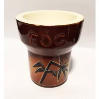Чаша для кальяна FOG Sunrise Glaze (Фог Санрайз Глазурь) Коричневая с рисунком