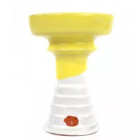 Чаша для кальяна RS Bowls HR V2.0 Harmonia белая с жёлтым