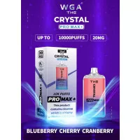 Электронная сигарета Crystal Pro Max 10000 Blueberry Cherry Cranberry (Черника Вишня Клюква)