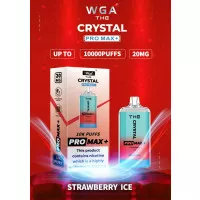 Электронная сигарета Crystal Pro Max 10000 Strawberry Ice (Клубника Лед) 