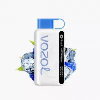 Электронная сигарета Vozol 12000 Blue Razz Ice (Черника Малина Лёд)