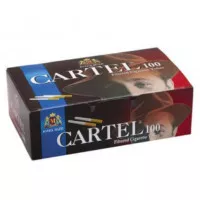 Гильзы для набивания сигарет Filtered Cigarette Tubes Cartel  Carbon 15 мм (100)