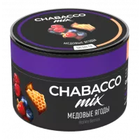 Бестабачная смесь Chabacco MIX Medium Honey Berries (Чабакко Медовые Ягоды) 50 грамм