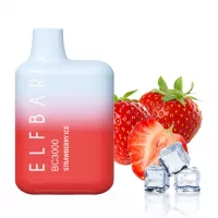 Электронные сигареты Elf Bar BC3000 Strawberry Ice (Ельф бар Айс Клубника )