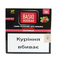 Табак Basio Hookah Wild Strawberry (Базио Хука Дикая Клубника) 100 грамм