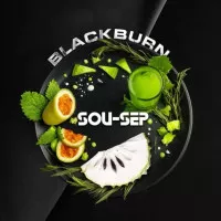 Табак Burn Black Sou - Sep (Бёрн Блек Зелёный Лимонад) 100 грамм
