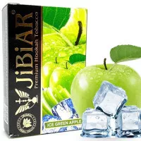 Табак Jibiar Ice Green Apple (Джибиар Айс Зеленое яблоко) 50 грамм
