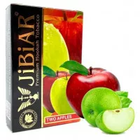 Табак Jibiar Two Apple (Джибиар Двойное яблоко) 50грамм