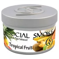 Табак Social Smoke Тропические Фрукты (Tropical Fruit) 100 г.