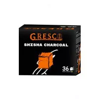 Уголь ореховый Gresco картон (Греско) 0,5 кг кубик