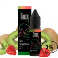 Жидкость Chaser Black Kiwi Wild Strawberry (Чейзер Блэк Киви Дикая Клубника) 15мл, 3% 