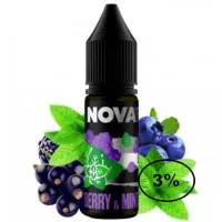 Жидкость Nova Berry Mint (Нова Ягода Мята) 15мл, 3%