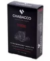 Бестабачная смесь для кальяна Chabacco STRONG Strawberry Mojito (Чабака Клубничный Мохито) 50 грамм - Фото 2
