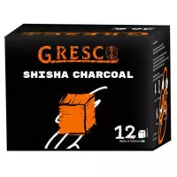 Вугілля горіхове Gresco картон (Греско) 12 шт кубик